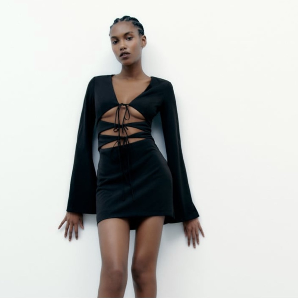 Zara cut out mini dress